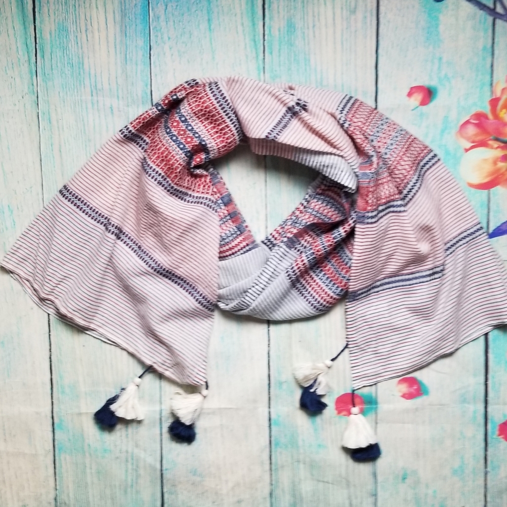 Stella & Dot destination indigo red jacqua…